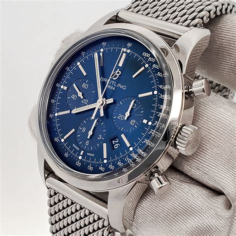 breitling transocean limited edition blue|breitling transocean 38 chronograph.